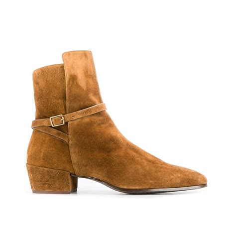 ysl clementi boots|Saint Laurent Clementi 40 Suede Riding Boots .